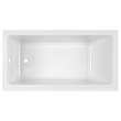 2573202.020 Studio 60 x 30-in Integral Apron Bathtub Above Floor Rough with Left Hand Outlet, White