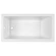 2574202.020 Studio 60 x 32-in Integral Apron Bathtub Above Floor Rough with Left Hand Outlet, White