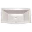 2691004.020 Townsend 68 x 36-in Freestanding Bathtub Center Drain with Integrated Overflow, White