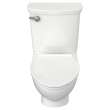 2882107.020 Glenwall 1.28 gpf and 4.8 Lpf Two-Piece Back Outlet Elongated Wall-Hung EverClean Toilet, White 