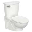 2882107.020 Glenwall 1.28 gpf and 4.8 Lpf Two-Piece Back Outlet Elongated Wall-Hung EverClean Toilet, White 