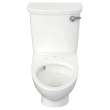 2882108.020 Glenwall 1.28 gpf and 4.8 Lpf Two-Piece Right-Hand Trip Lever Back Outlet Elongated Wall-Hung EverClean Toilet, White 