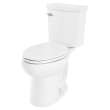 2886204.020 H20Ption 1.28 gpf and 4.8 Lpf and 0.92 gpf and 3.5 Lpf Ada Two-Piece Dual Flush Chair Height Elongated Toilet Less Seat, White