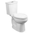 2886518.020 H20Ption 1.28 gpf and 4.8 Lpf and 0.92 gpf and 3.5 Lpf Two-Piece Dual Flush Chair Height Elongated Toilet with Liner Less Seat, White