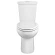 2886518.020 H20Ption 1.28 gpf and 4.8 Lpf and 0.92 gpf and 3.5 Lpf Two-Piece Dual Flush Chair Height Elongated Toilet with Liner Less Seat, White