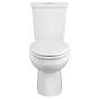 2887218.020 H20Ption 1.28 gpf and 4.8 Lpf and 0.92 gpf and 3.5 Lpf Two-Piece Dual Flush Standard Height Elongated Toilet Less Seat, White