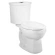2889218.020 H20Ption 1.28 gpf and 4.8 Lpf and 0.92 gpf and 3.5 Lpf Two-Piece Dual Flush Standard Height Round Front Toilet Less Seat, White