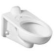 3353101.020 Afwall 1.1 - 1.6 gpf 4.2 - 6.0 Lpf Millennium Back Spud Elongated Wall Hung EverClean Bowl, White