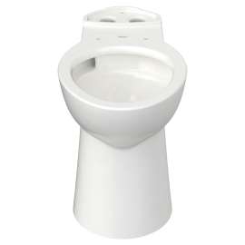 3359A101.020 Yorkville VorMax Chair Height Back Outlet Elongated EverClean Bowl, White 