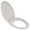 5055A65PT.020 Seats Contemporary Slow Close and Easy Lift Off Elongated Toilet Seat, White 