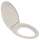 5055A65PT.222 Seats Contemporary Slow Close and Easy Lift Off Elongated Toilet Seat, Linen 