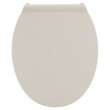5055B65PT.222 Seats Contemporary Slow Close and Easy Lift Off Round Front Toilet Seat, Linen 
