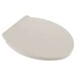 5055B65PT.222 Seats Contemporary Slow Close and Easy Lift Off Round Front Toilet Seat, Linen 
