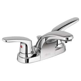 7075200F10.002 Colony PRO 4-inCenterset 2 Handle Bathroom Faucet 1.0 gpm and 3.8 Lpm with Lever Handles, Polished Chrome 