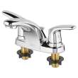 7075200F10.002 Colony PRO 4-inCenterset 2 Handle Bathroom Faucet 1.0 gpm and 3.8 Lpm with Lever Handles, Polished Chrome 
