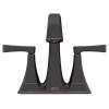 7612207.278 Crawford 4-inCenterset 2 Handle Bathroom Faucet 1.2 gpm and 4.5 L/min with Lever Handles, Legacy Bronze 