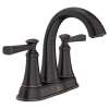 7617207.278 Glenmere 4-inCenterset 2 Handle Bathroom Faucet 1.2 gpm and 4.5 L/min with Lever Handles, Legacy Bronze 