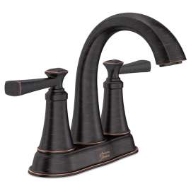 7617207.278 Glenmere 4-inCenterset 2 Handle Bathroom Faucet 1.2 gpm and 4.5 L/min with Lever Handles, Legacy Bronze 