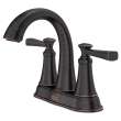 7617207.278 Glenmere 4-inCenterset 2 Handle Bathroom Faucet 1.2 gpm and 4.5 L/min with Lever Handles, Legacy Bronze 