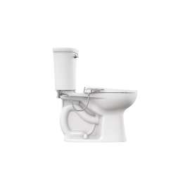 8033A65G.020 Aquawash Slim Non Electric SpaLet Bidet Seat with Manual Operation, White 