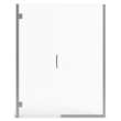 AM00812400.213 Universal 72-in Height Frameless Shower Door with Panel, Silver Shine 