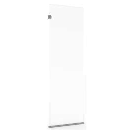 AM00824400.213 Universal 76-in Height Frameless Shower Screen, Silver Shine 