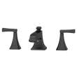 T612900.243 Crawford Bathtub Faucet with Lever Handles for Flash Rough In Valve, Matte Black 