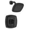 TU612501.243 Crawford 2.5 gpm and 9.5 L/min Shower Trim Kit with Showerhead, Double Ceramic Pressure Balance Cartridge with Lever Handle, Matte Black 