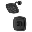 TU612501.243 Crawford 2.5 gpm and 9.5 L/min Shower Trim Kit with Showerhead, Double Ceramic Pressure Balance Cartridge with Lever Handle, Matte Black 