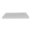 60-in x 30-in Ultra Low Threshold Right Hand Concealed Drain Shower Base, Grey