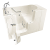 Gelcoat Premium Series 30 in. x 52 in. Outward Opening Door Walk-In Bathtub with Air Spa and Whirlpool system, SS9OD5230LD-BC-PC