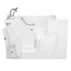 Gelcoat Premium Series 30 in. x 52 in. Outward Opening Door Walk-In Bathtub with Whirlpool system, SS9OD5230LJ-WH-PC