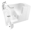 Gelcoat Premium Series 30 in. x 52 in. Outward Opening Door Walk-In Bathtub, SS9OD5230LS-WH-PC