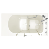 Gelcoat Premium Series 30 in. x 52 in. Outward Opening Door Walk-In Bathtub, SS9OD5230RS-BC-PC