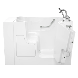Gelcoat Premium Series 30 in. x 52 in. Outward Opening Door Walk-In Bathtub, SS9OD5230RS-WH-PC
