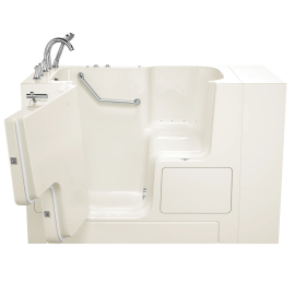 Gelcoat Premium Series 32 in. x 52 in. Outward Opening Door Walk-In Bathtub with Air Spa system, SS9OD5232LA-BC-PC