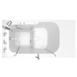Gelcoat Premium Series 32 in. x 52 in. Outward Opening Door Walk-In Bathtub with Air Spa system, SS9OD5232LA-WH-PC
