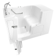 Gelcoat Premium Series 32 in. x 52 in. Outward Opening Door Walk-In Bathtub with Air Spa system, SS9OD5232LA-WH-PC