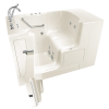 Gelcoat Premium Series 32 in. x 52 in. Outward Opening Door Walk-In Bathtub with Air Spa and Whirlpool system, SS9OD5232LD-BC-PC