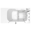 Gelcoat Premium Series 32 in. x 52 in. Outward Opening Door Walk-In Bathtub with Air Spa system, SS9OD5232RA-WH-PC