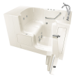 Gelcoat Premium Series 32 in. x 52 in. Outward Opening Door Walk-In Bathtub with Air Spa and Whirlpool system, SS9OD5232RD-BC-PC