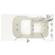 Gelcoat Premium Series 32 in. x 52 in. Outward Opening Door Walk-In Bathtub with Whirlpool system, SS9OD5232RJ-BC-PC