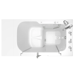 Gelcoat Premium Series 32 in. x 52 in. Outward Opening Door Walk-In Bathtub, SS9OD5232RS-WH-PC