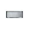 34.5-in. Recessed Horizontal Storage Pod Rear Lined in Iceberg Grey