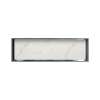46.5-in. Recessed Horizontal Storage Pod Rear Lined in Pearl Stone