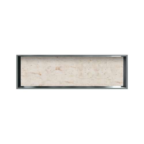 46.5-in. Recessed Horizontal Storage Pod Rear Lined in Tiled Butterscotch