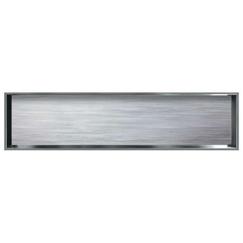 58.5-in. Recessed Horizontal Storage Pod Rear Lined in Iceberg Grey
