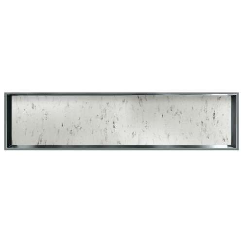 58.5-in. Recessed Horizontal Storage Pod Rear Lined in Carrara