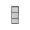 34.5-in. Recessed Vertical Storage Pod Rear Lined in Tiled Carrara