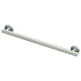 Sienna Stainless Steel 1-1/4-in Dia. 30-inch Grab Bar, in Brushed Stainless